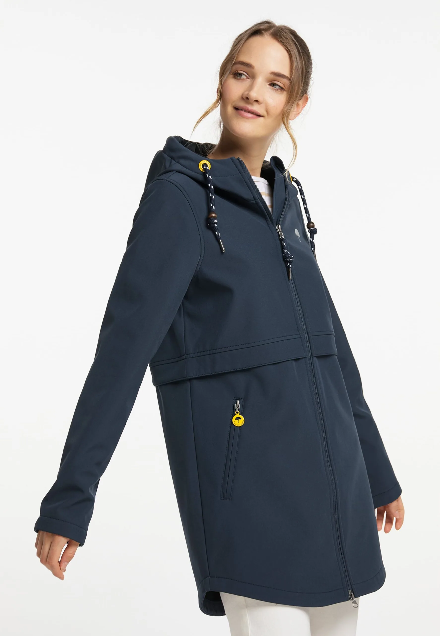 Schmuddelwedda Regenmantels Functionele Mantel Albee Dames Donkerblauw 4 Schmuddelwedda Regenmantels Functionele Mantel Albee Dames Donkerblauw - Afbeelding 2