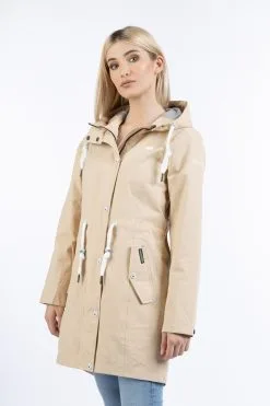 Schmuddelwedda Outdoor Jassen Functionele Jas Bridgepot Dames Beige -Schmuddelwedda Verkoopwinkel 023b57cc39c1b83a531838f7d15b37a1