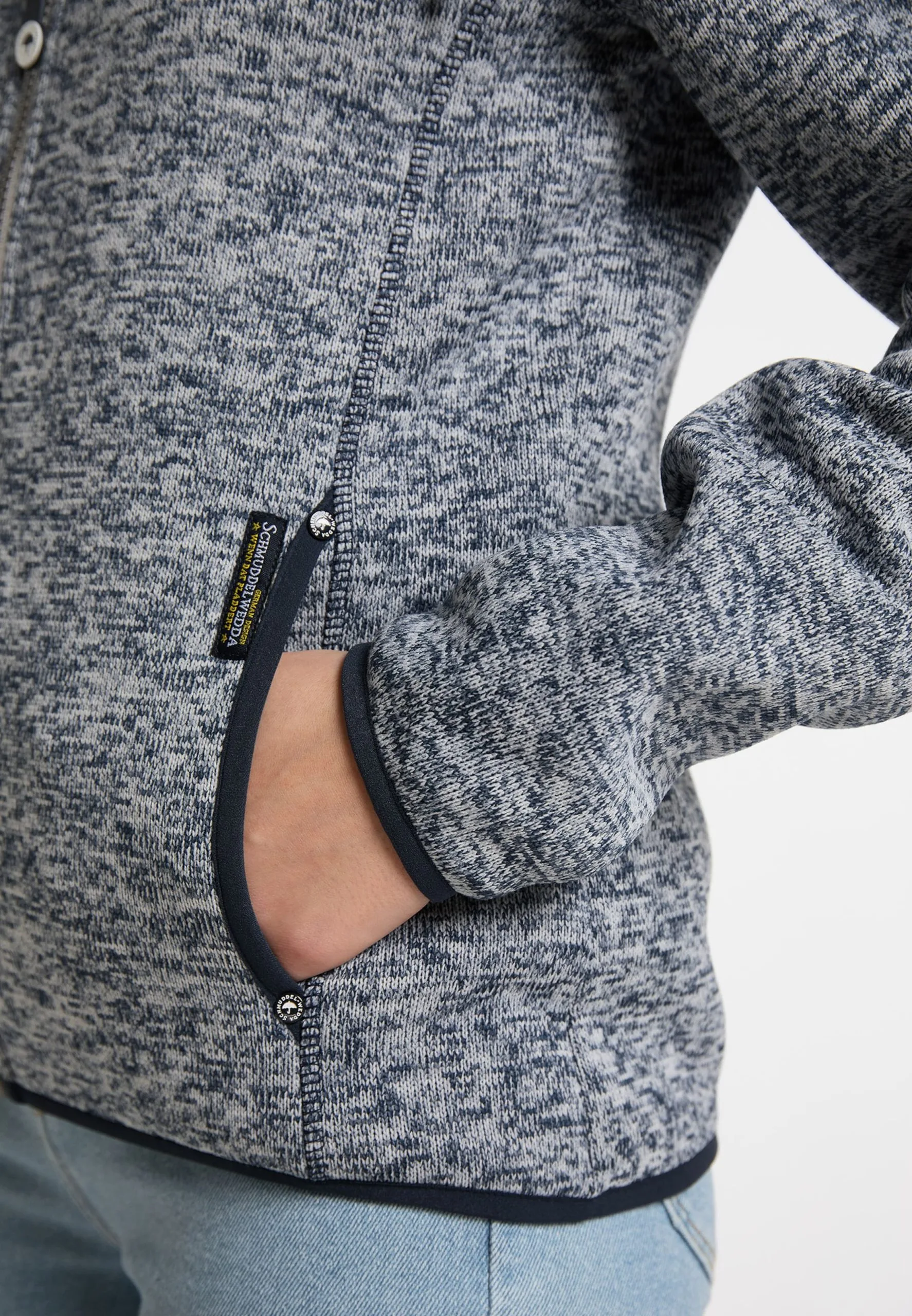 Schmuddelwedda Outdoor Jassen Fleece Jas Dames Zilvergrijs 7 Schmuddelwedda Outdoor Jassen Fleece Jas Dames Zilvergrijs - Afbeelding 5