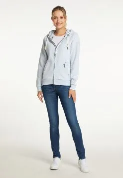 Schmuddelwedda Sweatvesten Sweatvest Dames Azuur -Schmuddelwedda Verkoopwinkel 080e5ff40c41c0d37a843153d047fc05