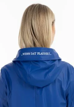 Schmuddelwedda Regenmantels Functionele Mantel Dames Royal Blue/koningsblauw -Schmuddelwedda Verkoopwinkel 091b7fa8a35fac1a289a0560b89388c5