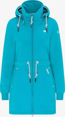 Schmuddelwedda Sweatvesten Sweatvest Dames Aqua