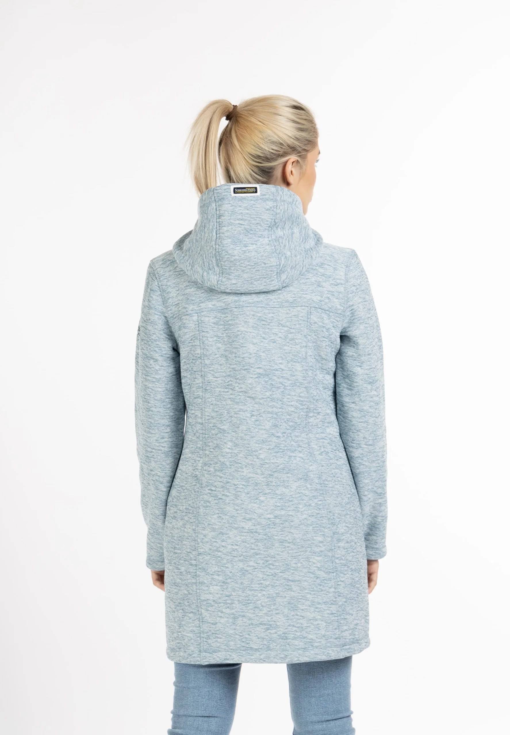 Schmuddelwedda Outdoor Jassen Fleece Jas Dames Lichtblauw 5 Schmuddelwedda Outdoor Jassen Fleece Jas Dames Lichtblauw - Afbeelding 3