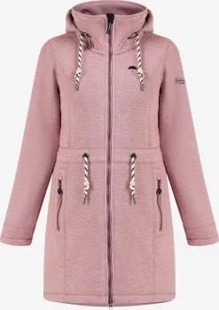 Schmuddelwedda Outdoor Jassen Fleece Jas Dames Roze