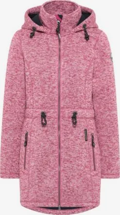 Schmuddelwedda Outdoor Jassen Fleece Jas Dames Rosa