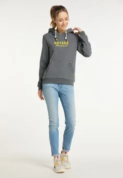 Schmuddelwedda Hoodies Sweatshirt Ostee Dames Grijs Gemêleerd -Schmuddelwedda Verkoopwinkel 0fce3a3b91bf3b417e36ae6942492e24