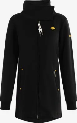 Schmuddelwedda Sweatvesten Sweatvest Yasanna Dames Zwart