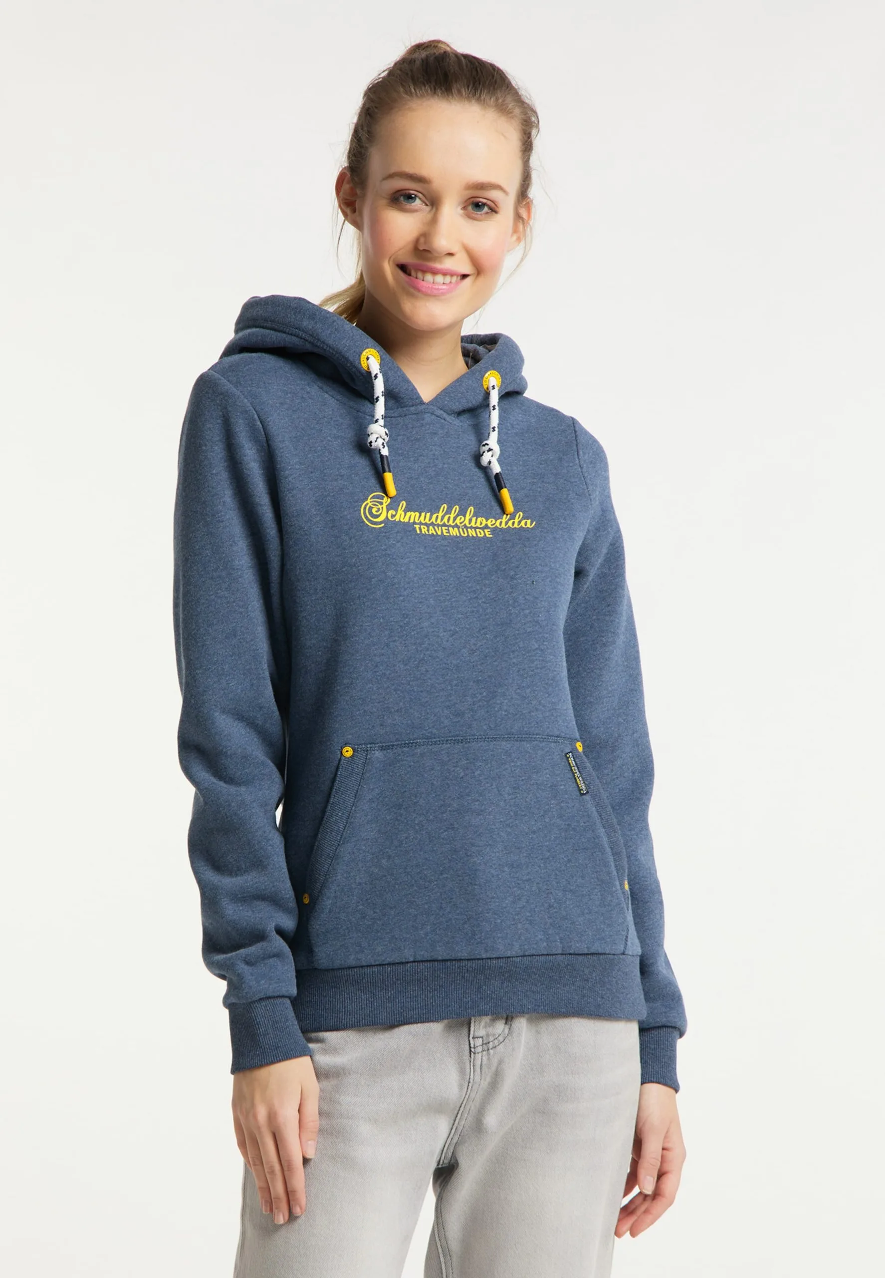 Schmuddelwedda Hoodies Sweatshirt Travemünde Dames Marine 4 Schmuddelwedda Hoodies Sweatshirt Travemünde Dames Marine - Afbeelding 2