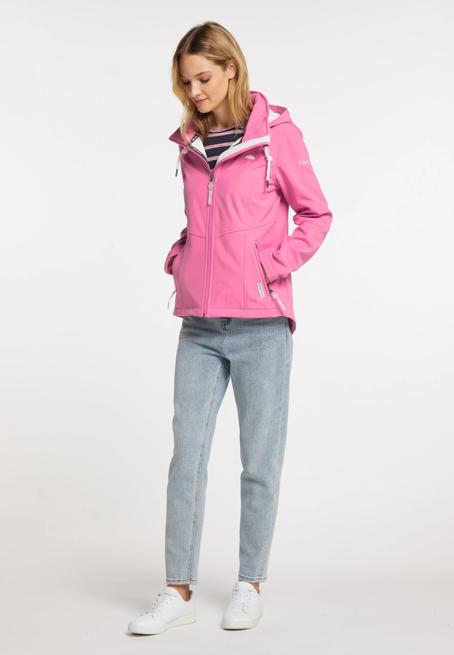 Schmuddelwedda Outdoor Jassen Functionele Jas Dames Neonroze 6 Schmuddelwedda Outdoor Jassen Functionele Jas Dames Neonroze - Afbeelding 4