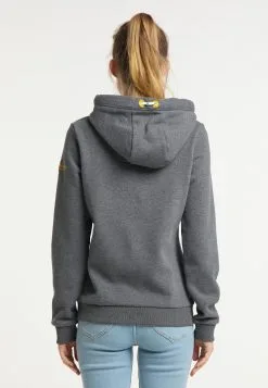 Schmuddelwedda Hoodies Sweatshirt Warnemünde Dames Grijs Gemêleerd -Schmuddelwedda Verkoopwinkel 1430e29a7b1b2854d9914d8eb18e8678