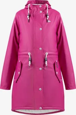 Schmuddelwedda Regenmantels Functionele Mantel Dames Fuchsia
