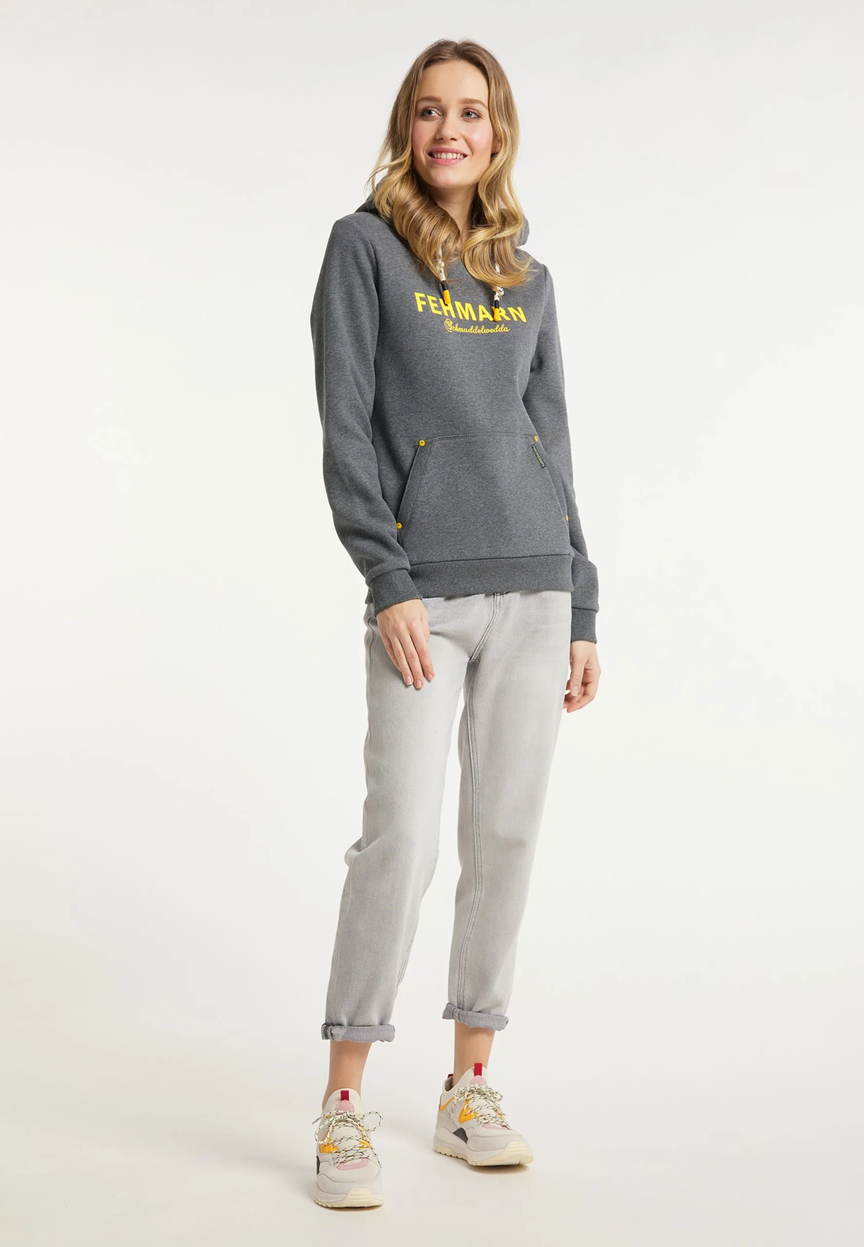 Schmuddelwedda Hoodies Sweatshirt Fehmarn Dames Grijs Gemêleerd 6 Schmuddelwedda Hoodies Sweatshirt Fehmarn Dames Grijs Gemêleerd - Afbeelding 4