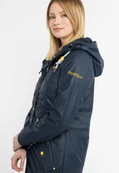 Schmuddelwedda Regenmantels Functionele Mantel Dames Nachtblauw -Schmuddelwedda Verkoopwinkel 157bb3d8283e7fb246c3bf88f46751c1