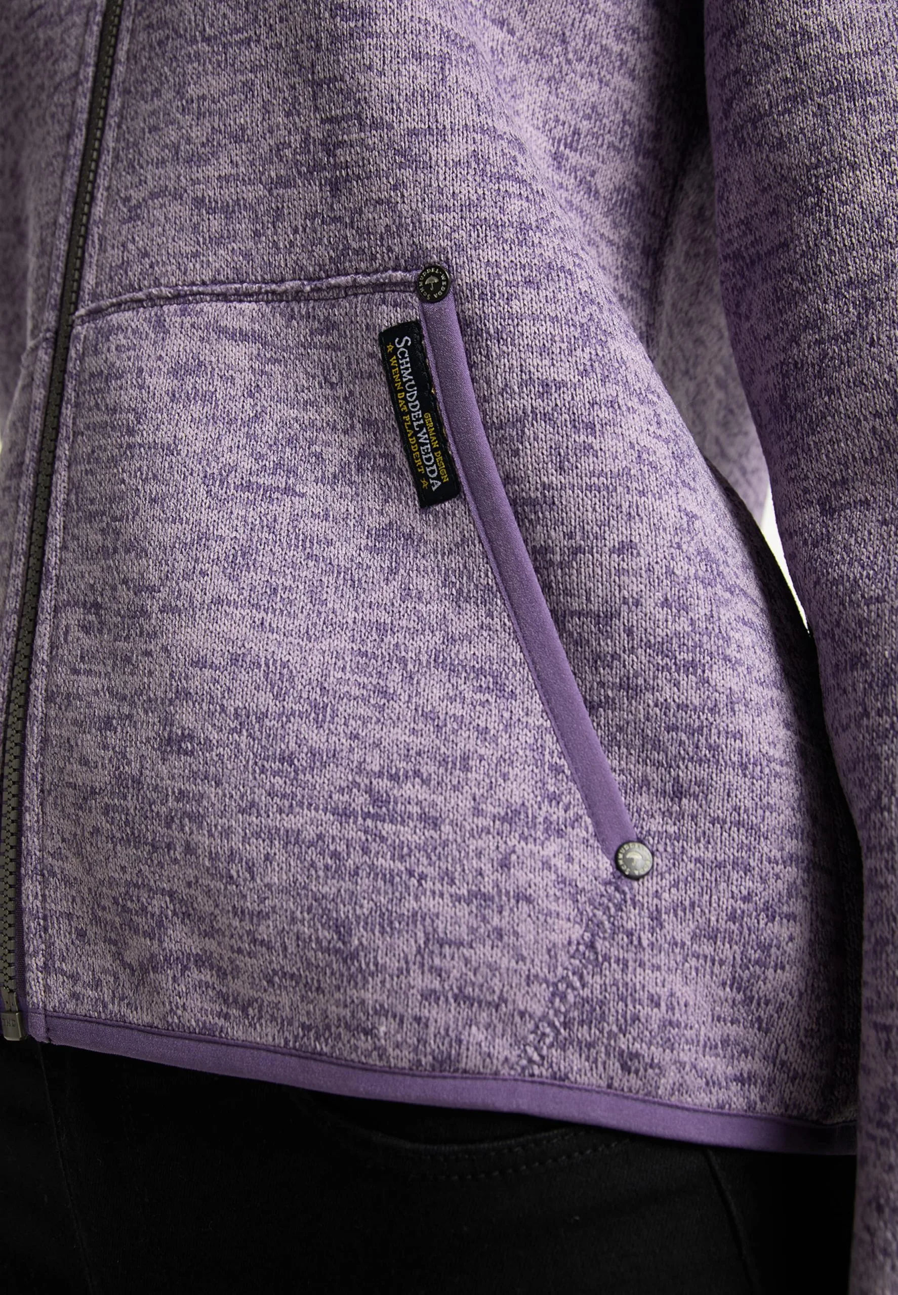 Schmuddelwedda Outdoor Jassen Fleece Jas Dames Lichtlila 7 Schmuddelwedda Outdoor Jassen Fleece Jas Dames Lichtlila - Afbeelding 5