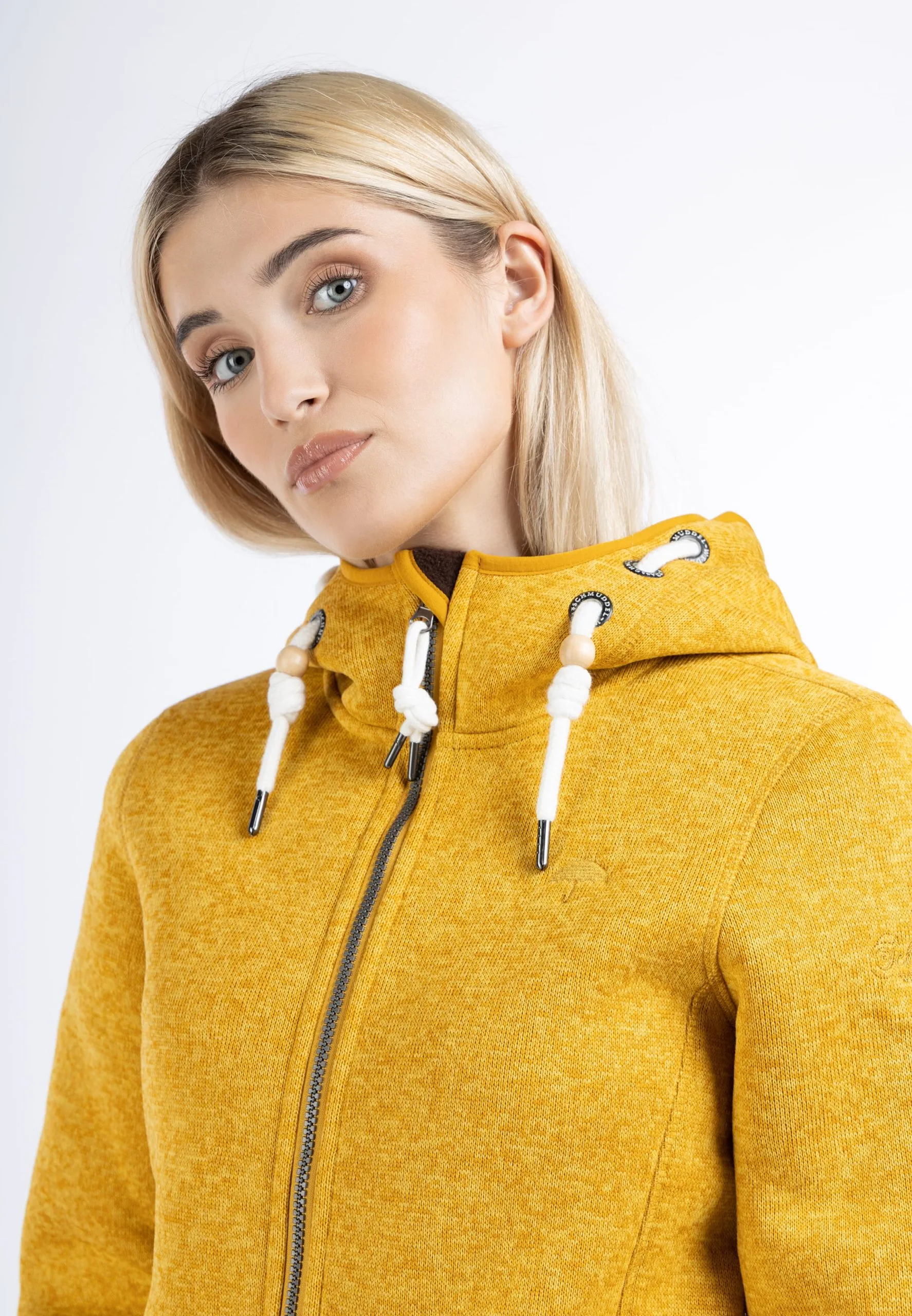 Schmuddelwedda Outdoor Jassen Fleece Jas Dames Mosterd 8 Schmuddelwedda Outdoor Jassen Fleece Jas Dames Mosterd - Afbeelding 6