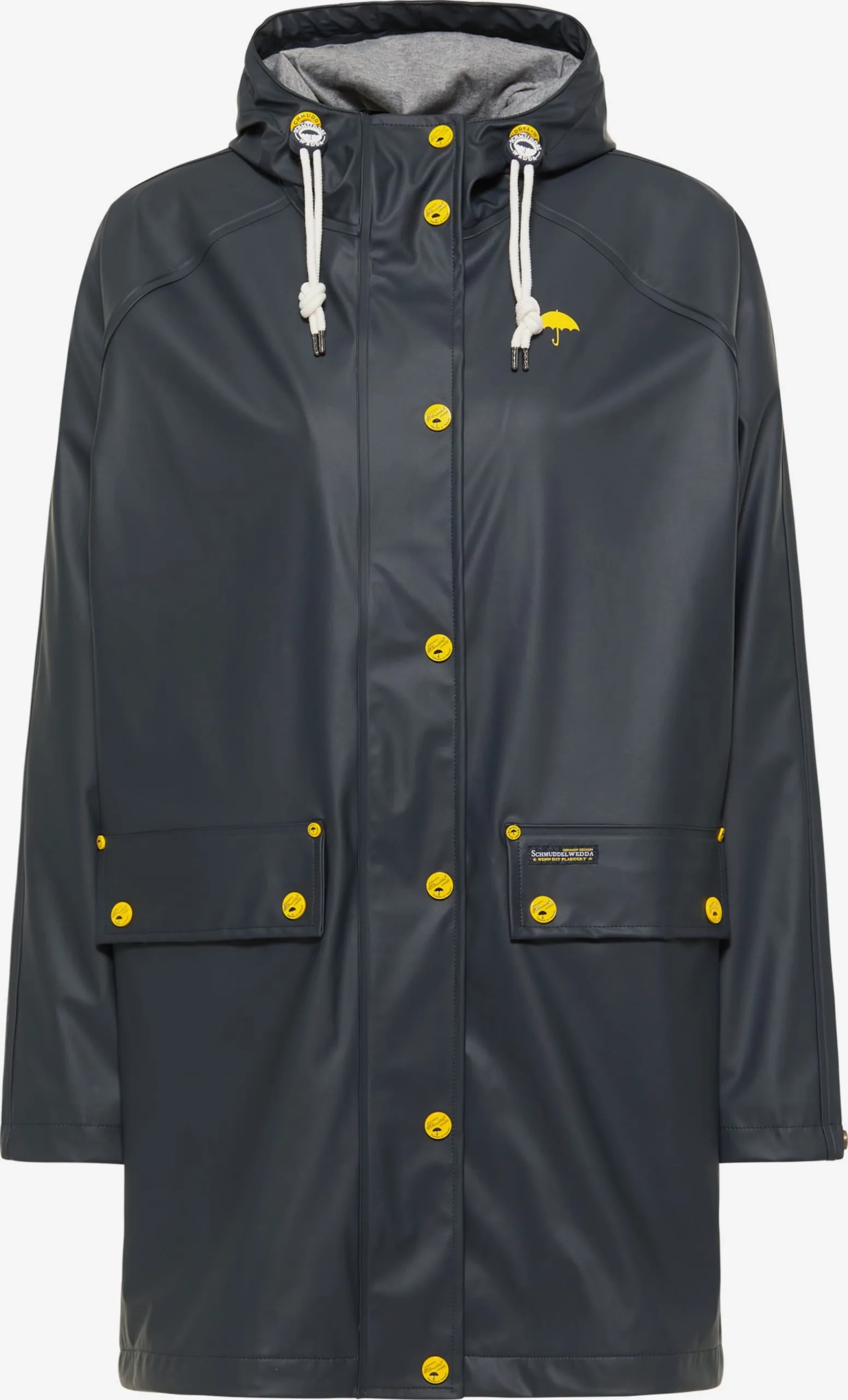 Schmuddelwedda Regenmantels Tussenmantel Dames Ultramarine Blauw 3 Schmuddelwedda Regenmantels Tussenmantel Dames Ultramarine Blauw