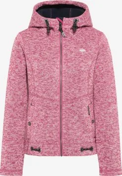 Schmuddelwedda Outdoor Jassen Fleece Jas Dames Rosa / Magenta