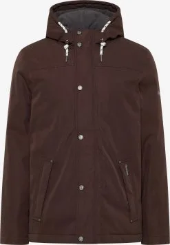 Voorkant 17 Schmuddelwedda Winterjassen Winterjas Heren Chocoladebruin