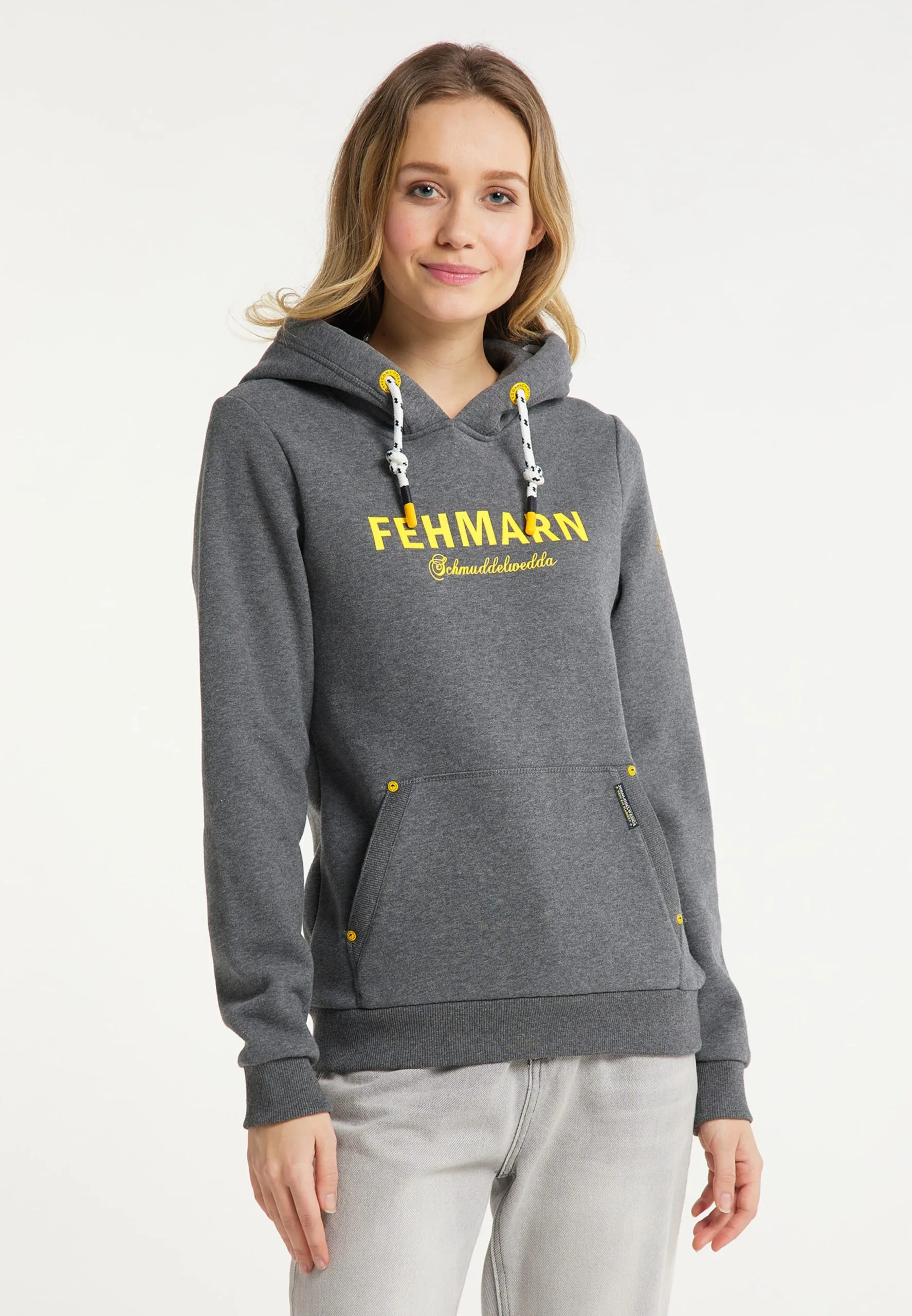 Schmuddelwedda Hoodies Sweatshirt Fehmarn Dames Grijs Gemêleerd 4 Schmuddelwedda Hoodies Sweatshirt Fehmarn Dames Grijs Gemêleerd - Afbeelding 2
