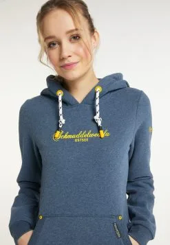 Schmuddelwedda Hoodies Sweatshirt Ostsee Dames Blauw Gemêleerd -Schmuddelwedda Verkoopwinkel 21d2b5bf199696b3be9bd324ae577201