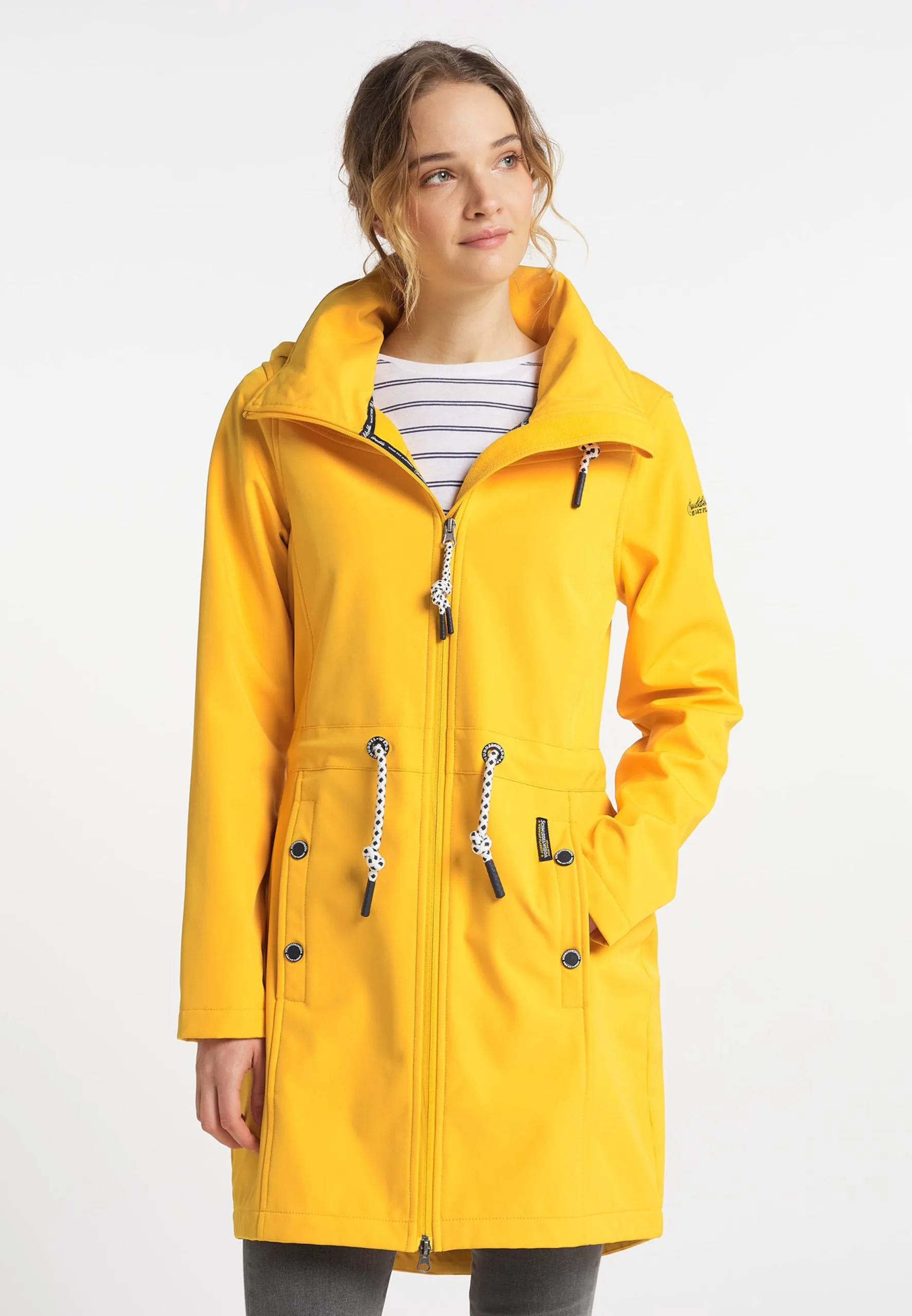 Schmuddelwedda Regenmantels Functionele Mantel Dames Neongeel 4 Schmuddelwedda Regenmantels Functionele Mantel Dames Neongeel - Afbeelding 2