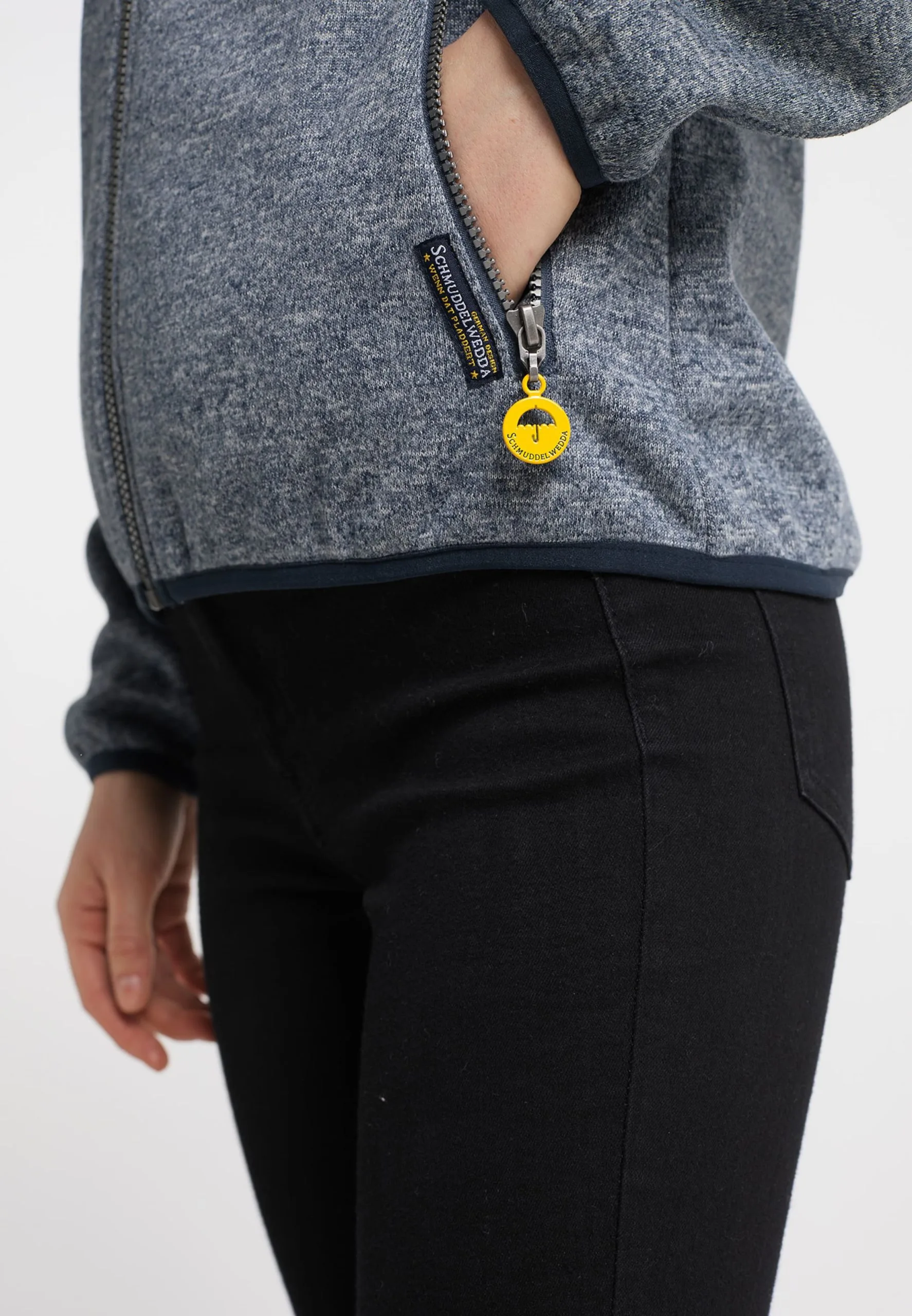 Schmuddelwedda Outdoor Jassen Fleece Jas Dames Blauw Gemêleerd 7 Schmuddelwedda Outdoor Jassen Fleece Jas Dames Blauw Gemêleerd - Afbeelding 5