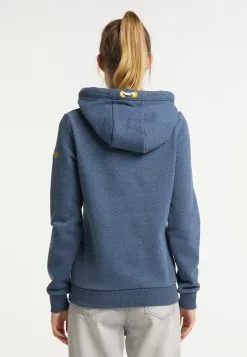 Schmuddelwedda Hoodies Sweatshirt Sankt Peter-Ording Dames Blauw Gemêleerd -Schmuddelwedda Verkoopwinkel 2a622d51a8e07f95b1171f0821d77789