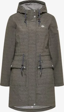 Schmuddelwedda Regenmantels Functionele Mantel Dames Aardetinten