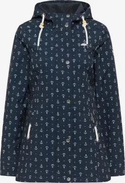 Voorkant 36 Schmuddelwedda Outdoor Jassen Functionele Jas Dames Marine / Navy