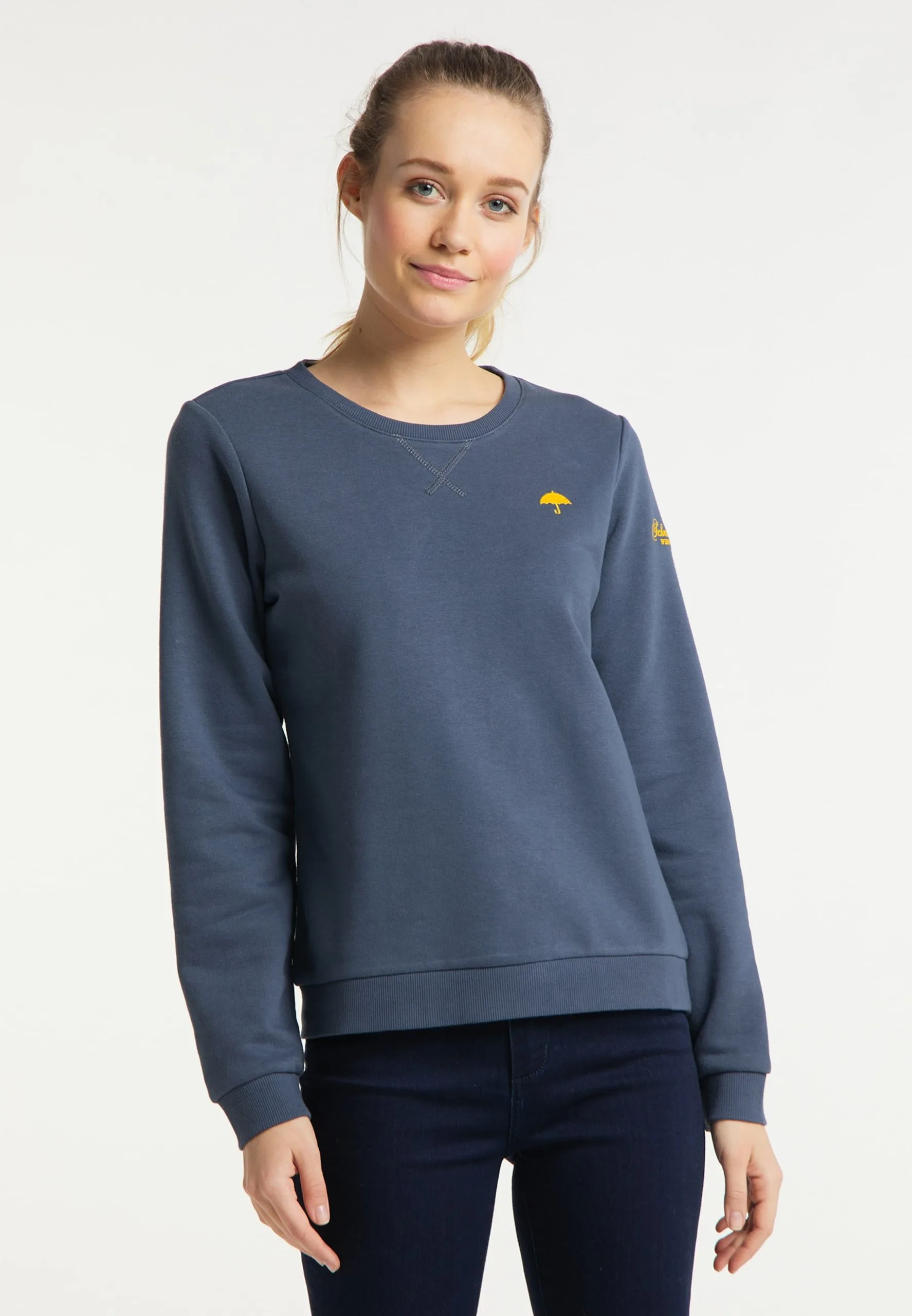 Schmuddelwedda Sweatshirts Sweatshirt Dames Marine 4 Schmuddelwedda Sweatshirts Sweatshirt Dames Marine - Afbeelding 2