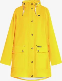 Schmuddelwedda Regenmantels Functionele Mantel Dames Citroen