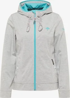 Schmuddelwedda Outdoor Jassen Functionele Jas Kianna Dames Grijs Gemêleerd