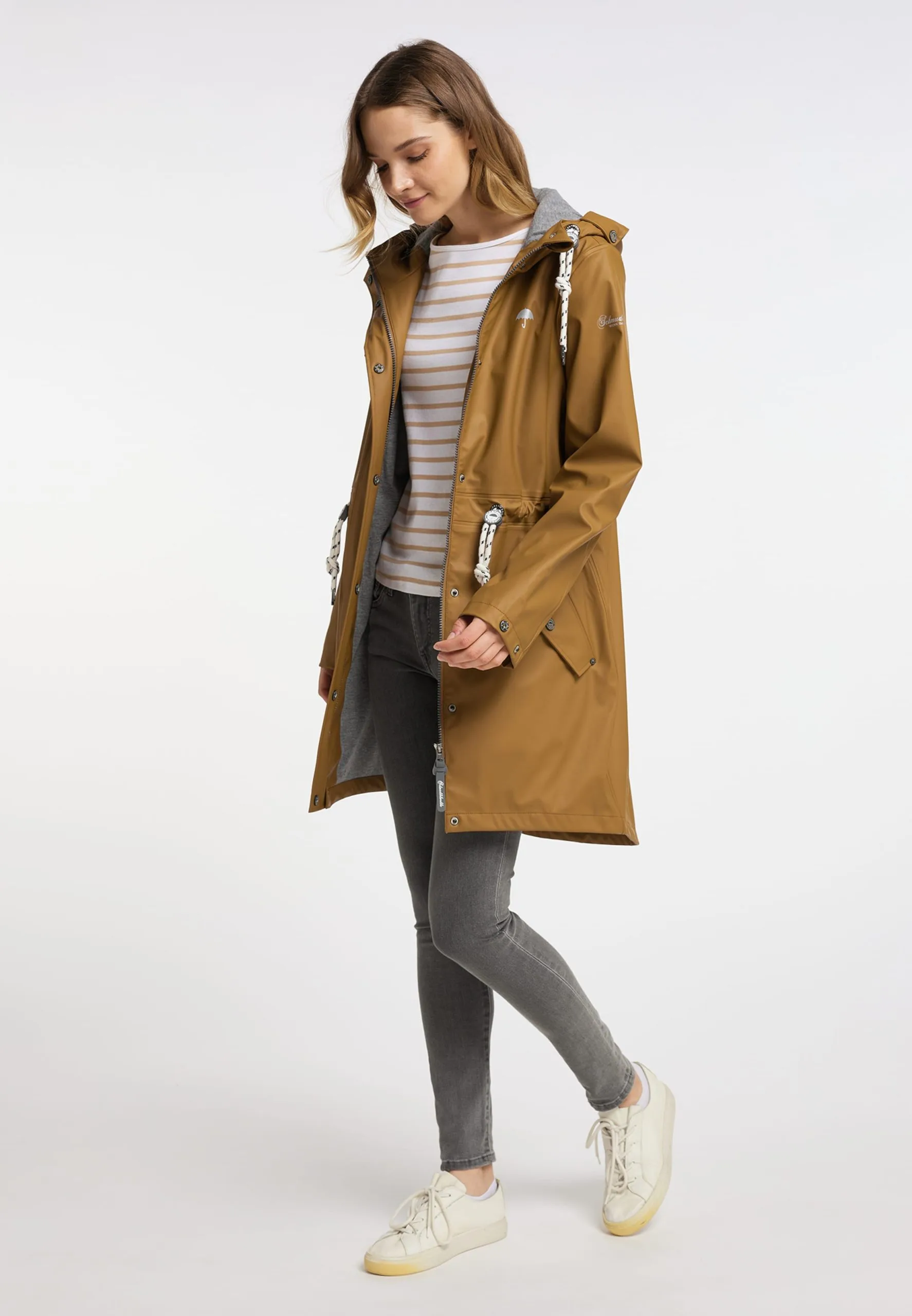 Schmuddelwedda Regenmantels Functionele Mantel Dames Pasteloranje 6 Schmuddelwedda Regenmantels Functionele Mantel Dames Pasteloranje - Afbeelding 4