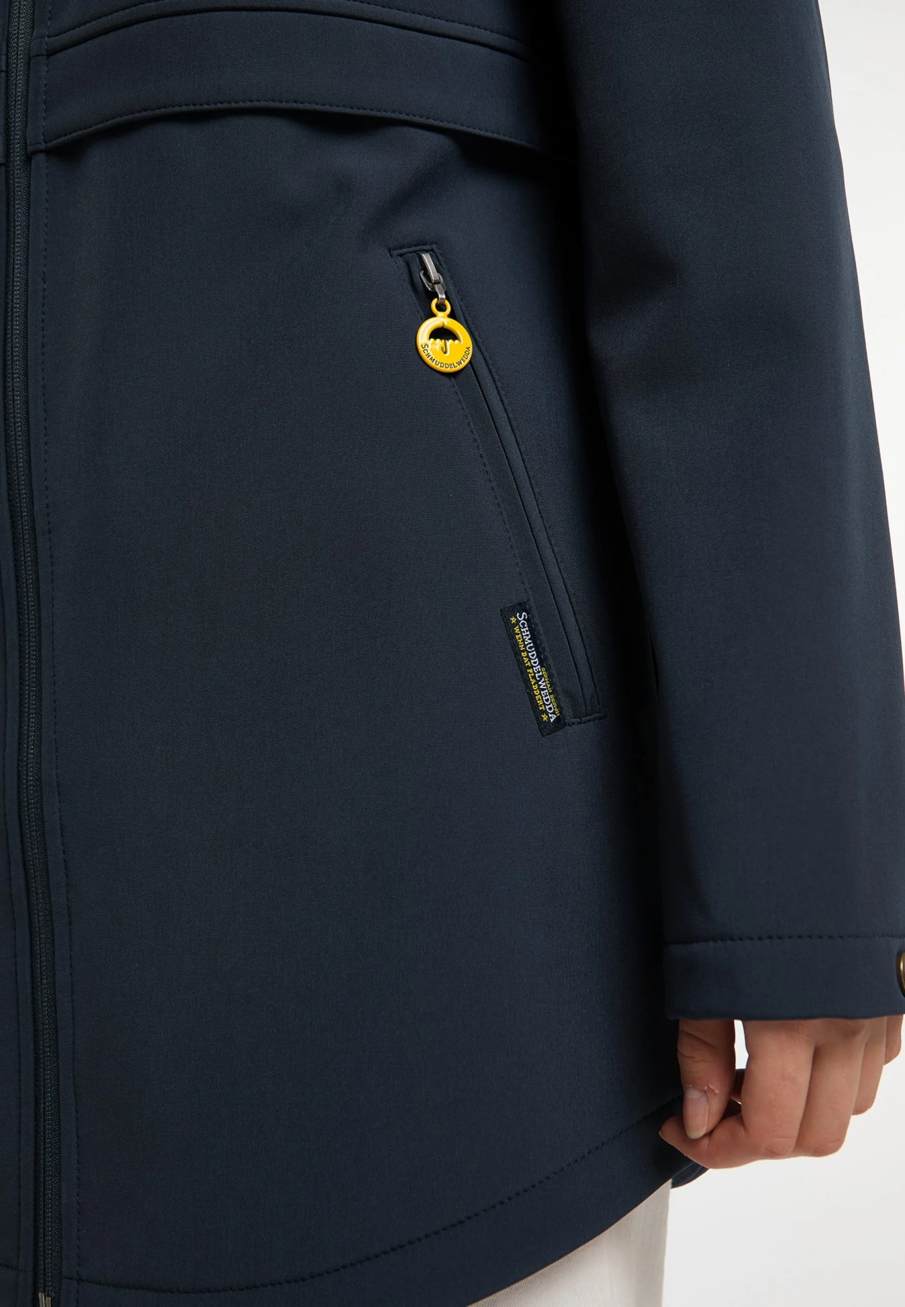 Schmuddelwedda Regenmantels Functionele Mantel Albee Dames Donkerblauw 7 Schmuddelwedda Regenmantels Functionele Mantel Albee Dames Donkerblauw - Afbeelding 5