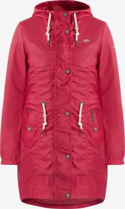 Schmuddelwedda Regenmantels Functionele Mantel Dames Pink