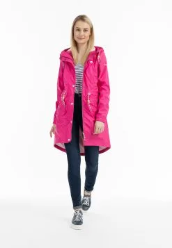 Schmuddelwedda Regenmantels Functionele Mantel Dames Roze -Schmuddelwedda Verkoopwinkel 3ceddecd36287fdb09b27b79d46b8b22