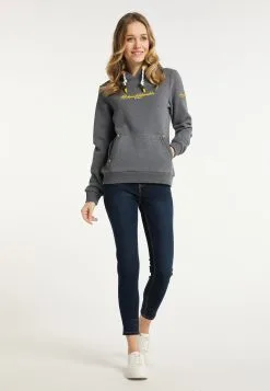 Schmuddelwedda Hoodies Sweatshirt Rügen Dames Grijs Gemêleerd -Schmuddelwedda Verkoopwinkel 3d5c7c9a8be17079d903f7e207a1b35e