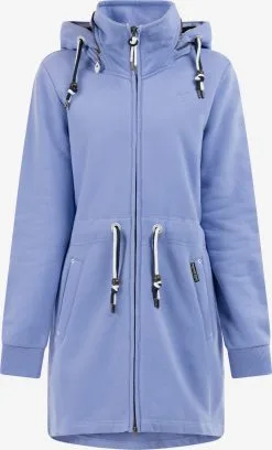 Voorkant 21 Schmuddelwedda Sweatvesten Sweatvest Yasanna Dames Violetblauw