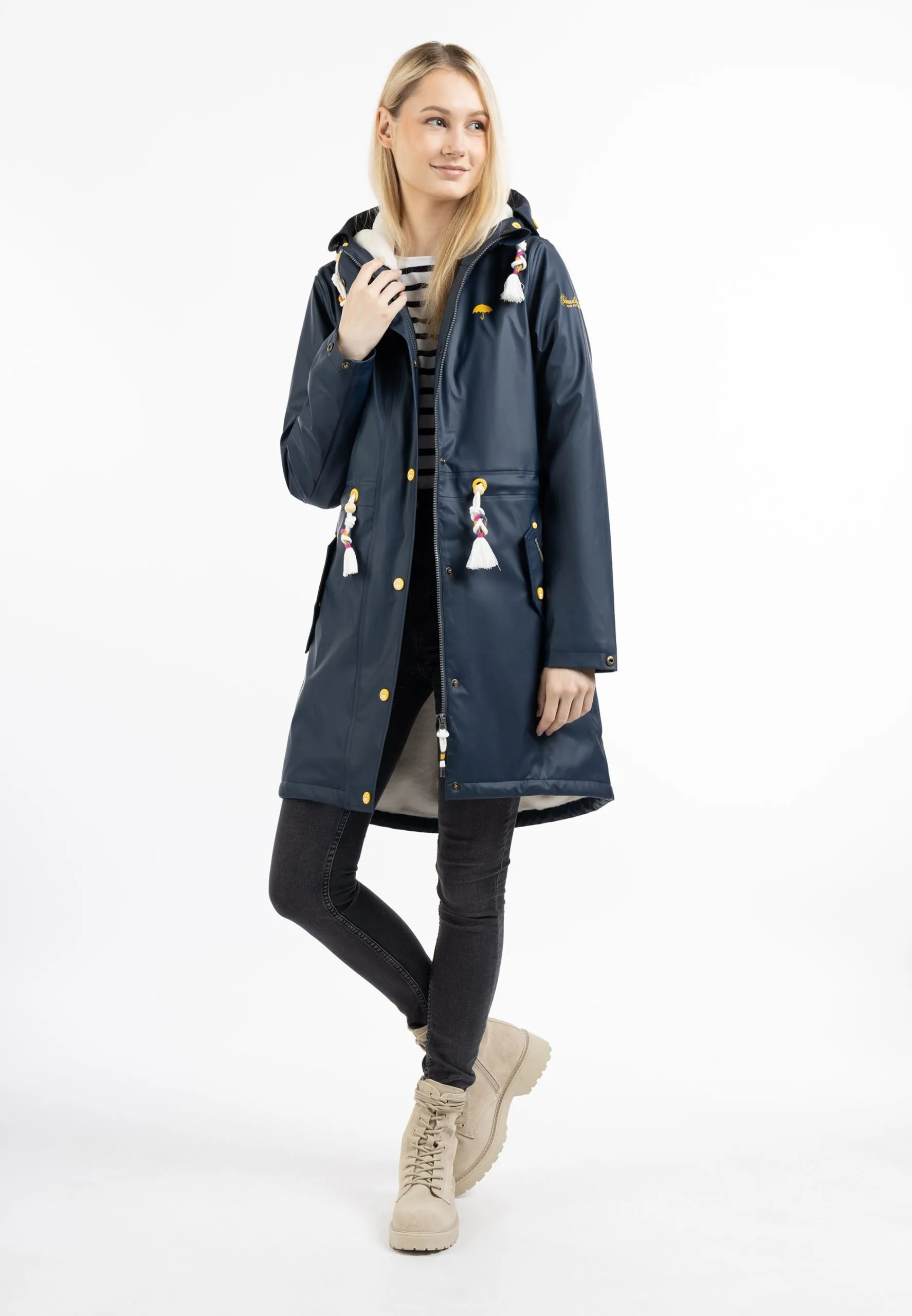 Schmuddelwedda Outdoor Jassen Functionele Jas Dames Marine 6 Schmuddelwedda Outdoor Jassen Functionele Jas Dames Marine - Afbeelding 4