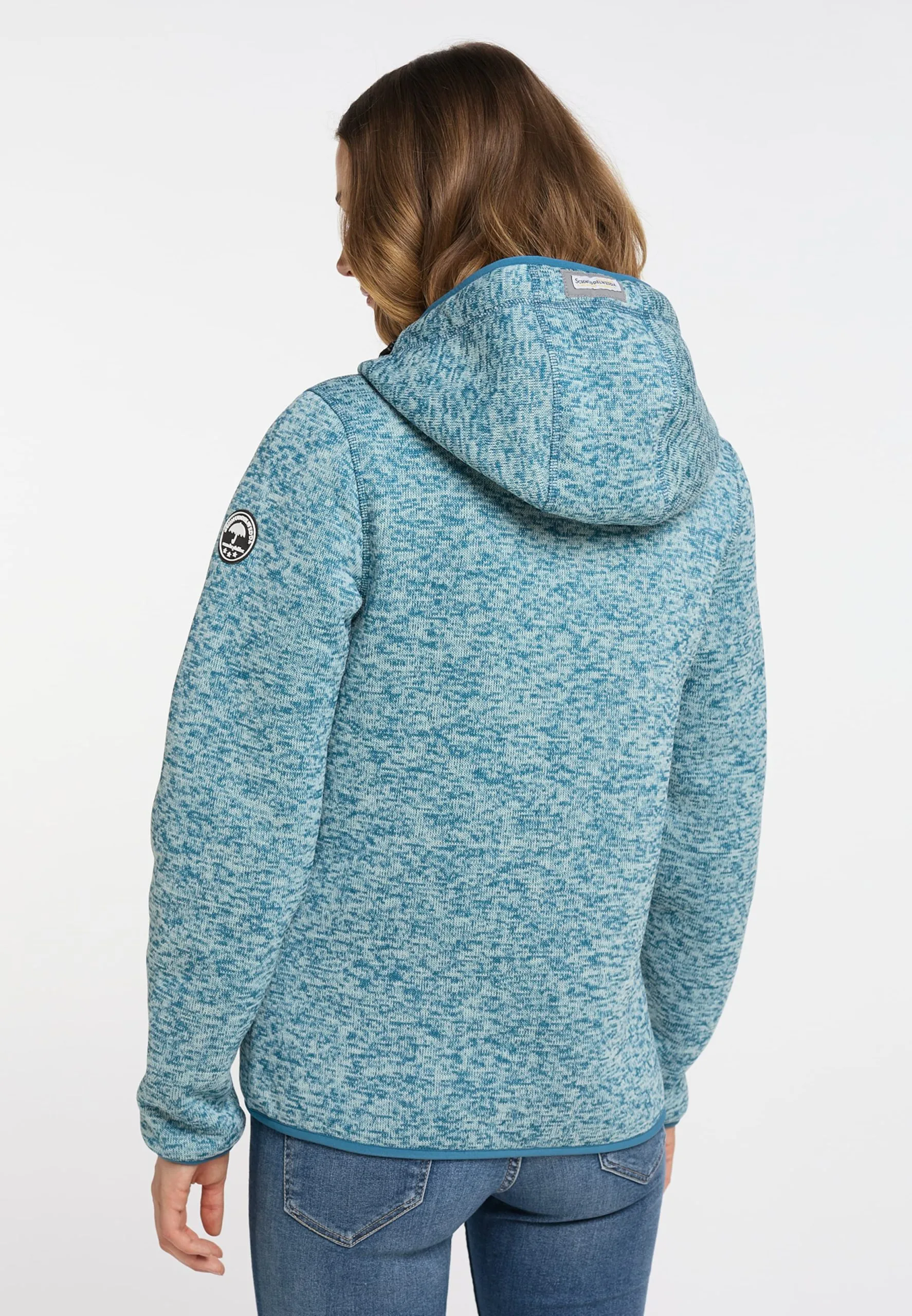 Schmuddelwedda Outdoor Jassen Fleece Jas Dames Hemelsblauw / Lichtblauw 5 Schmuddelwedda Outdoor Jassen Fleece Jas Dames Hemelsblauw / Lichtblauw - Afbeelding 3
