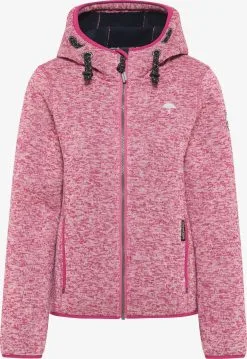Schmuddelwedda Outdoor Jassen Fleece Jas Dames Rosa / Oudroze