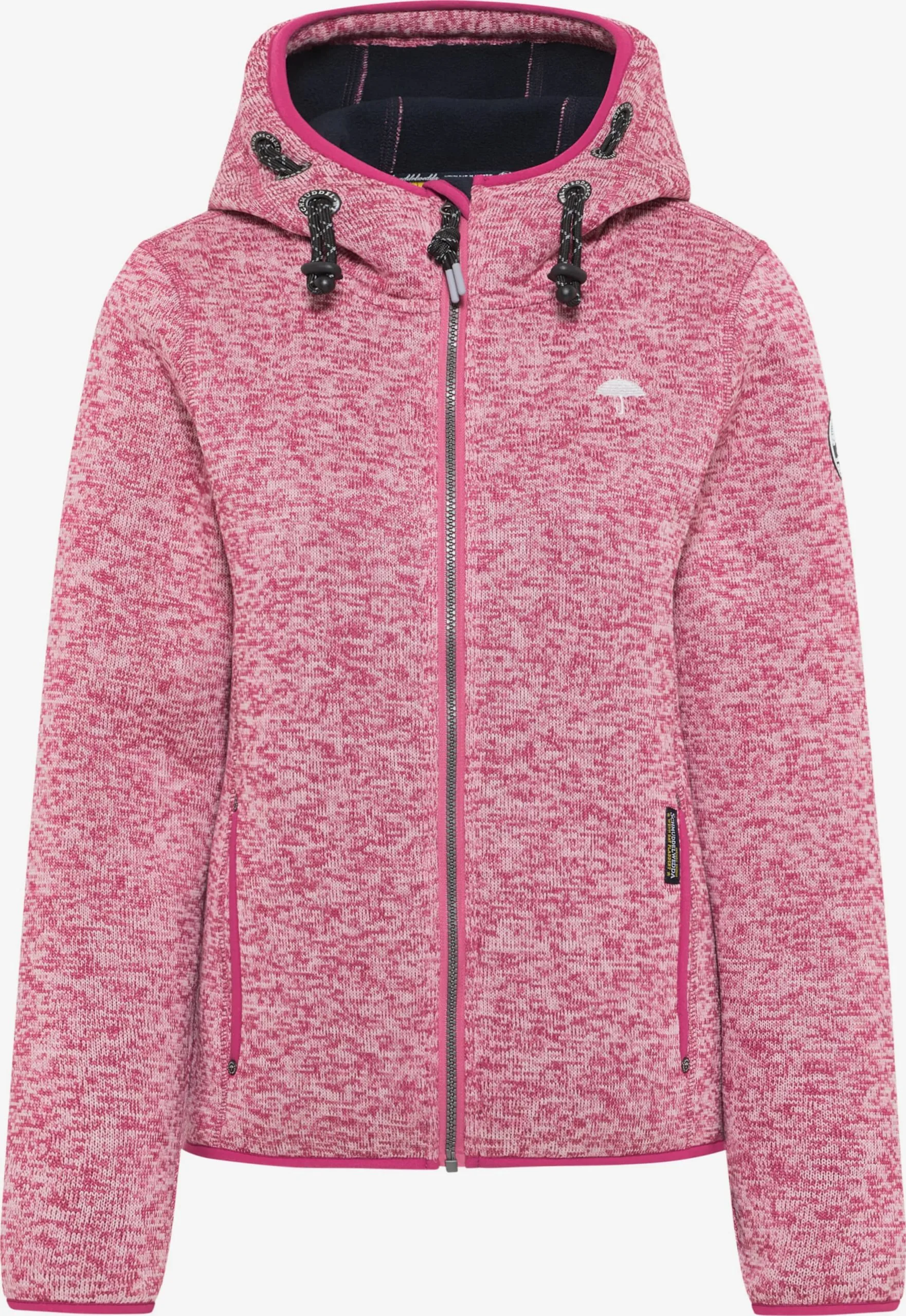 Schmuddelwedda Outdoor Jassen Fleece Jas Dames Rosa / Oudroze 3 Schmuddelwedda Outdoor Jassen Fleece Jas Dames Rosa / Oudroze