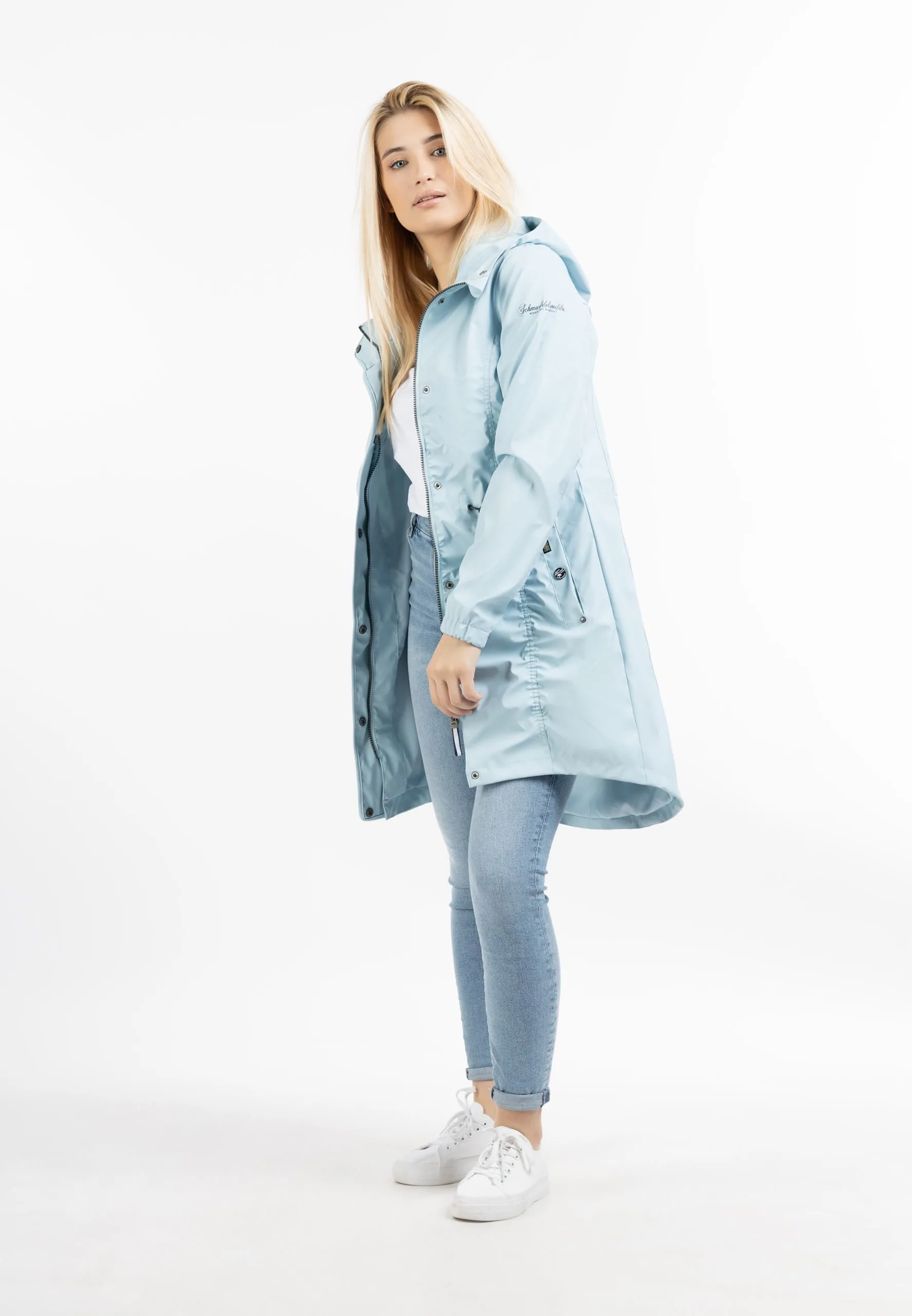 Schmuddelwedda Regenmantels Functionele Mantel Dames Mintgroen 6 Schmuddelwedda Regenmantels Functionele Mantel Dames Mintgroen - Afbeelding 4