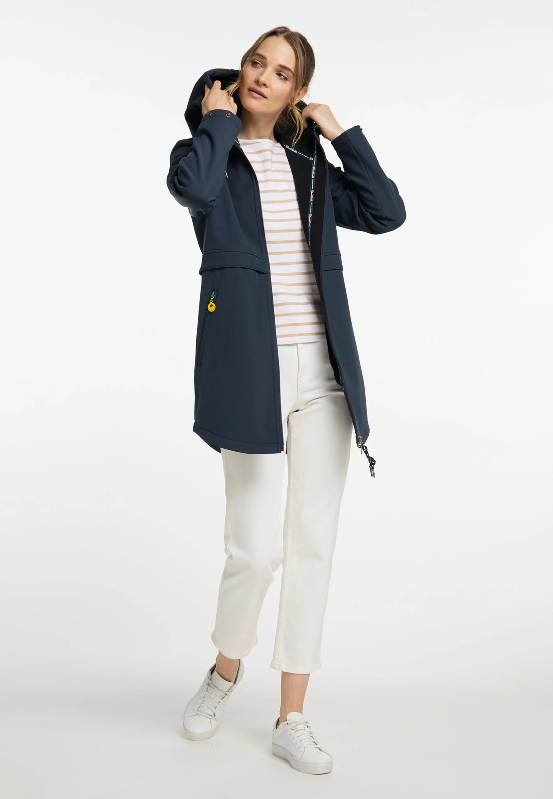 Schmuddelwedda Regenmantels Functionele Mantel Albee Dames Donkerblauw 6 Schmuddelwedda Regenmantels Functionele Mantel Albee Dames Donkerblauw - Afbeelding 4