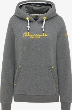 Schmuddelwedda Hoodies Sweatshirt Hamburg Dames Grijs