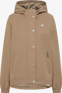 Schmuddelwedda Outdoor Jassen Functionele Jas Dames Donkerbeige