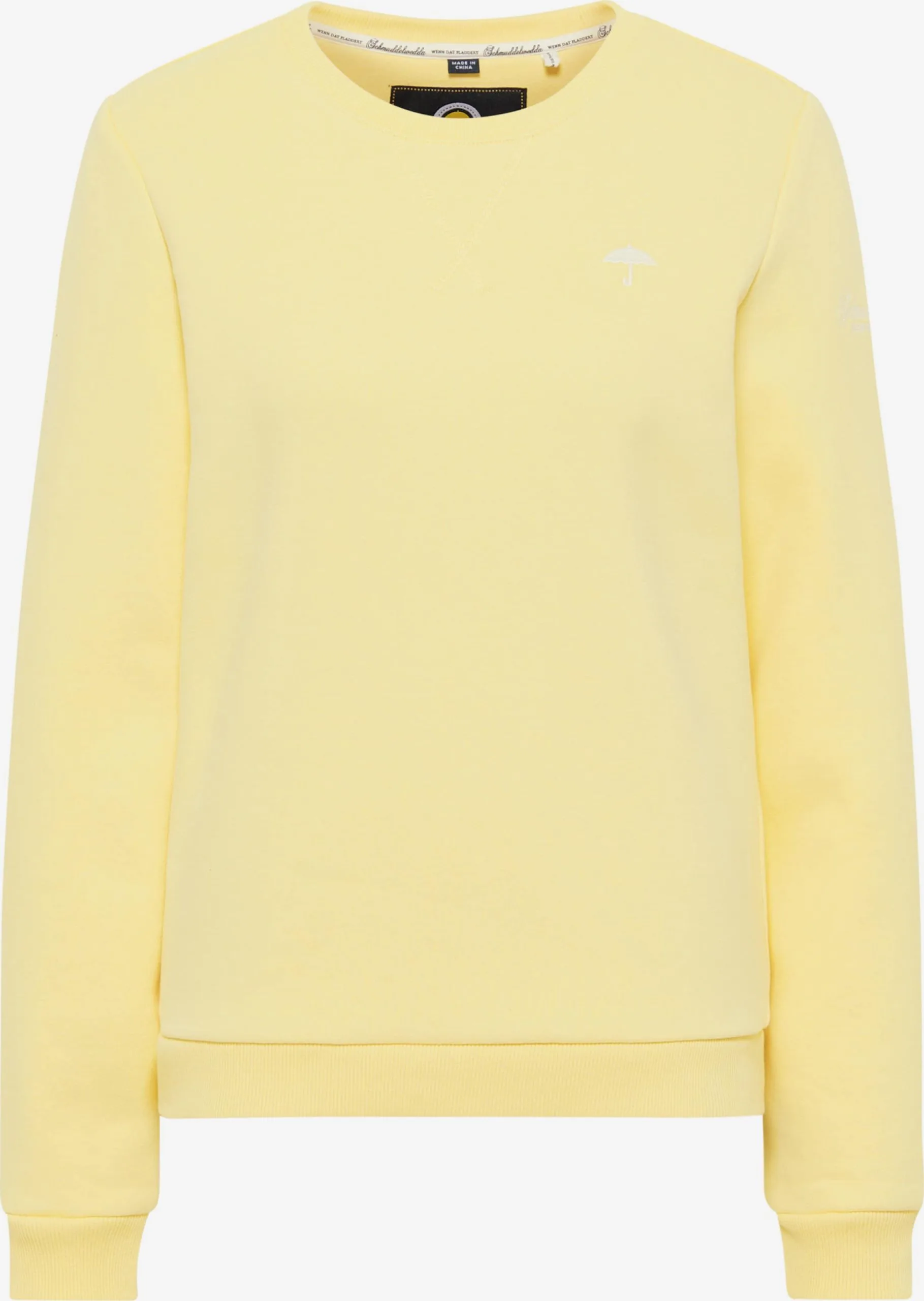 Schmuddelwedda Sweatshirts Sweatshirt Yasanna Dames Lichtgeel 3 Schmuddelwedda Sweatshirts Sweatshirt Yasanna Dames Lichtgeel