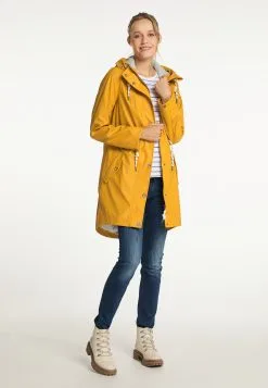 Schmuddelwedda Regenmantels Functionele Mantel Bridgeport Dames Safraan -Schmuddelwedda Verkoopwinkel 5760352f8daf495438530782b42ac6f3