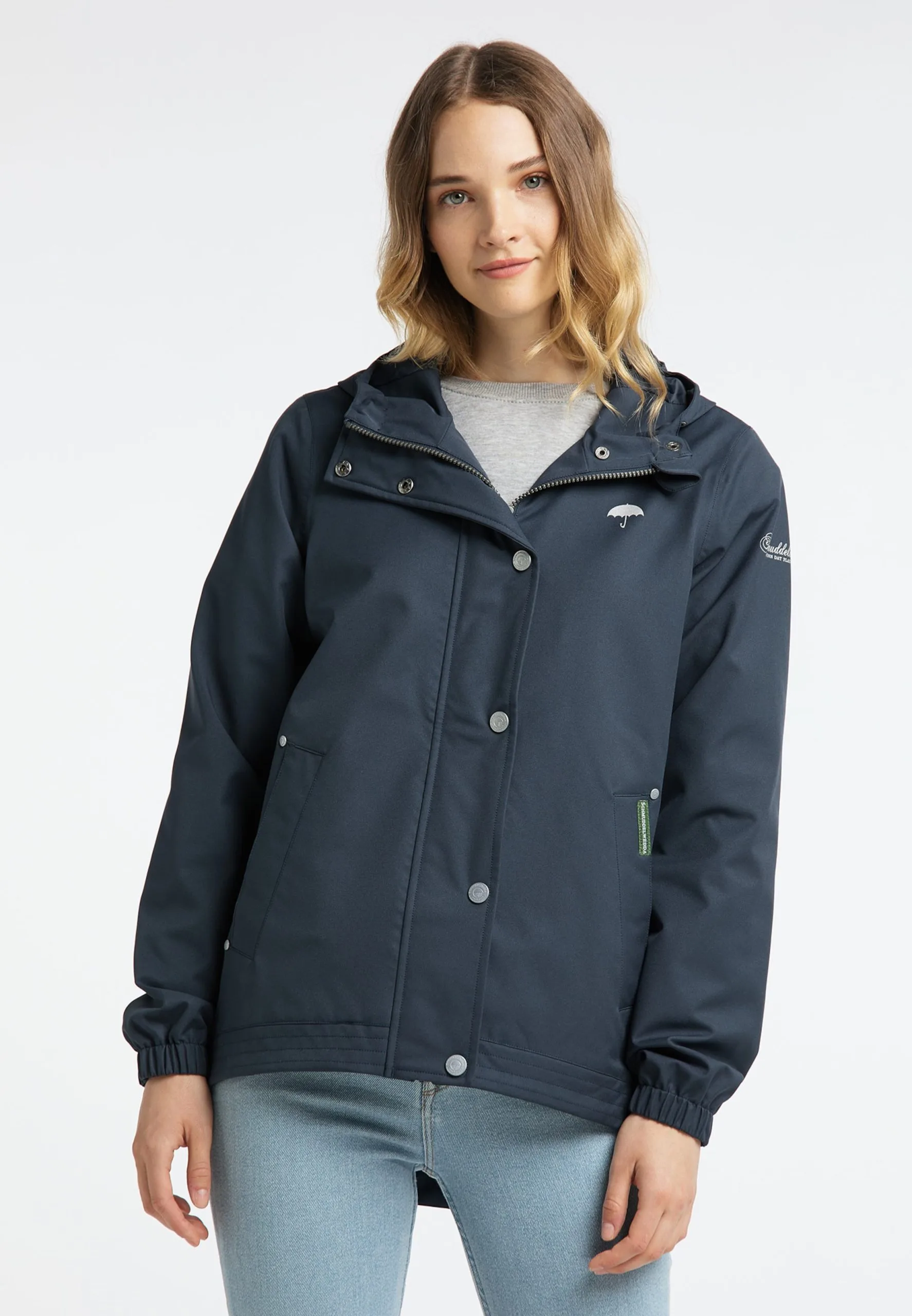 Schmuddelwedda Outdoor Jassen Functionele Jas Yuka Dames Marine 4 Schmuddelwedda Outdoor Jassen Functionele Jas Yuka Dames Marine - Afbeelding 2