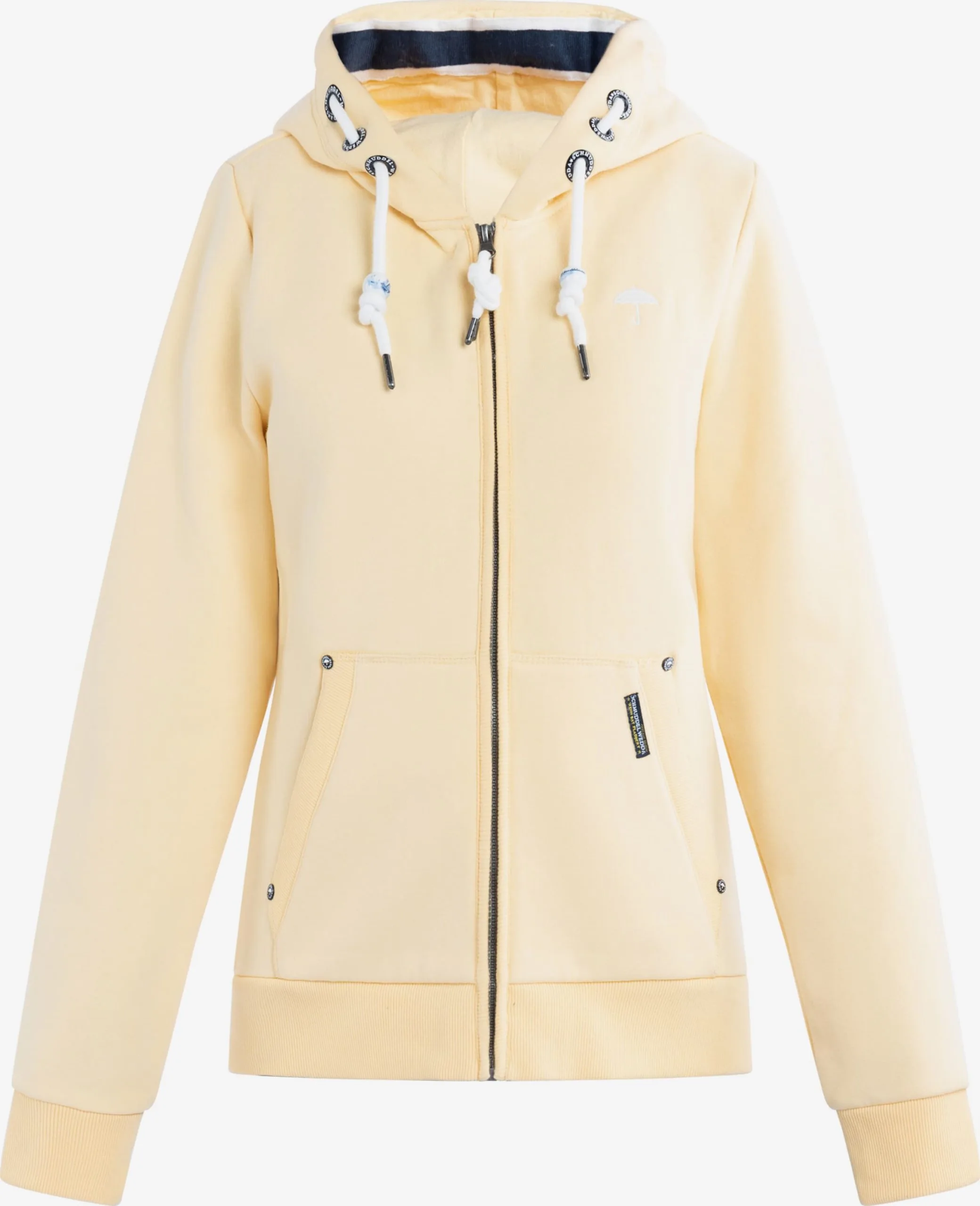 Schmuddelwedda Sweatvesten Sweatvest Dames Pasteelgeel 3 Schmuddelwedda Sweatvesten Sweatvest Dames Pasteelgeel